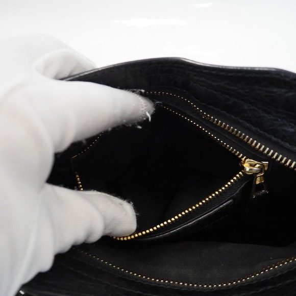 Balenciaga Giant Mini City Shoulder Bag Leather Black - Picture 13 of 16